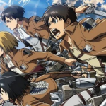 Attack on Titan: É ambientado em um mundo onde a humanidade vive dentro de cidades cercadas por três enormes muralhas que os protegem dos gigantescos humanoides devoradores de humanos chamados de Titãs; a história segue Eren Jaeger, que jura exterminar os Titãs, após um Titã causar a destruição de sua cidade natal e a morte de sua mãe. (Foto: Divulgação)