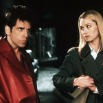 Christine Taylor e Ben Stiller. (Foto: Divulgação)