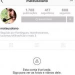 Em sua conta privada, o ator é seguido por Lúcio Mauro Filho. (Foto: Instagram)