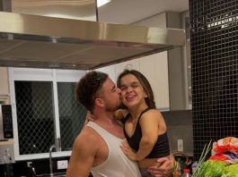 Gaby e seu marido viralizaram na internet principalmente por causa da diferença de altura entre os dois (Foto: Instagram)