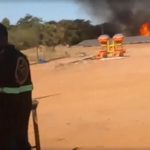 Equipes do Corpo de Bombeiros, Polícia Militar, Polícia Civil e Perícia Técnica foram acionadas para atender à ocorrência. (Foto: TV Globo)