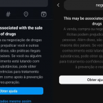 Buscar a palavra "negra" no Instagram ou no Threads leva a um aviso de que o termo "pode estar associado com a venda de drogas". (Foto: Divulgação)