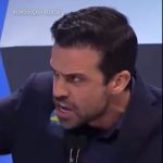 Sob protesto, Marçal se referiu a Nunes como "futuro ex-prefeito" e usou seu tempo para falar da agressão que sofreu de José Luiz Datena (PSDB) no debate anterior. Nunes afirmou estar "decepcionado" com Marçal por "agredir a todos". (Foto: Rede TV)