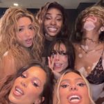 Na última segunda-feira (16), a cantora Shakira surpreendeu as redes sociais ao compartilhar um vídeo ao lado de Anitta e outras celebridades, como: Lele Pons, Danna Paola e Winnie Harlow (Foto: Instagram)