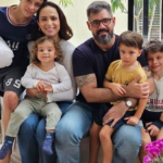 Entre os pequenos, a mais nova, Maria Guilhermina, de 2 anos, está internada, enquanto Vicente, de 14 anos, enfrenta amidalite e sinusite. Gaspar, de 5 anos, sofre com dor de ouvido, e Maria Madalena, de 3 anos, foi buscada na escola com febre de 38°C. (Foto: Instagram)