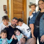 Família Cazarré está passando por um momento difícil onde os 5 dos 6 filhos estão doentes ao mesmo tempo! (Foto: Instagram)