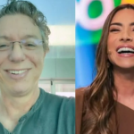 Nas redes sociais, Boninho parabenizou a apresentadora Patrícia Abravanel, do SBT, pela liderança de audiência do Programa Silvio Santos. (Fotos: Reprodução/Instagram/SBT/Montagem)