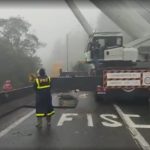 O acidente ocorreu no domingo (20) por volta das 21h40, no Km 665, no sentido Sul. (Foto: TV Globo)