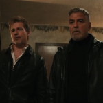 Clooney e Pitt em "Lobos". (Foto: Apple)