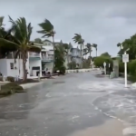 Com isso, condições de tempestade tropical e tempestades ainda ocorrem em partes da costa sudeste, mesmo enquanto Milton avança para mais longe da costa. (Foto: Divulgação)