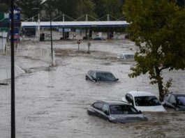 Mais de mil pessoas foram evacuadas, com parte delas retornando às suas casas nesta sexta-feira (18). (Foto: Facebook)