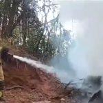 A bordo estavam seis tripulantes: quatro bombeiros, um enfermeiro e um médico do Samu. Infelizmente, não houve sobreviventes. (Foto: Facebook)