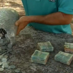 “Quando ele faleceu, nós não mexemos em nada até encontrarmos a mala cheia de dinheiro”, afirmou Waloar Pereira Magalhães, um dos irmãos, em entrevista a um programa da TV Anhanguera. (Foto: Reprodução)