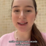 Com isso, Bianca, que mora no primeiro andar de um condomínio, revelou que frequentemente encontra várias embalagens de alimentos jogadas em sua varanda. (Foto: Tiktok)