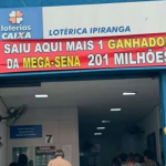 O sortudo ganhador da Mega-Sena, que levou sozinho R$201.963.763,26 no sorteio de sábado (9), retirou o prêmio nesta segunda-feira (11) em Cuiabá, segundo a Caixa Econômica Federal. (Foto: Divulgação)