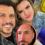 Latino surpreendeu Mirella Santos ao terminar casamento por post na web, diz Ceará. (Fotos: Instagram/Montagem)