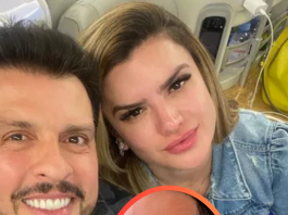 Latino surpreendeu Mirella Santos ao terminar casamento por post na web, diz Ceará. (Fotos: Instagram/Montagem)