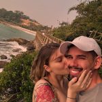 Exibiu o barrigão de seis meses de Arthur, fruto de seu casamento com Lucas Borba (Foto: Instagram)