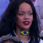 Rihanna conta que torcia pela Seleção Brasileira de futebol e revela qual era seu jogador favorito, ícone de muitas gerações. (Foto: Reprodução)