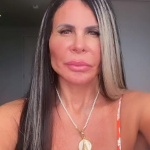 Após uma internauta publicar um vídeo falando mal de Gretchen, a cantora se pronunciou: Muitas pessoas não sabem que meu marido tem uma profissão fora a profissão de músico, da qual ele já é aposentado. Ele não precisa da minha ajuda, garantiu. (Foto: Reprodução/Instagram)