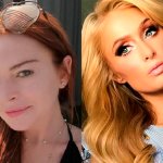 Em novembro de 2006 Lindsay Lohan e Paris Hilton se encontraram em um restaurante. Lindsay foi cumprimentar a rival, que a ignorou. A atitude deixou a atriz enlouquecida e, segundo funcionário do local, elas teriam saído no tap4. (Fotos: Instagram/Montagem)