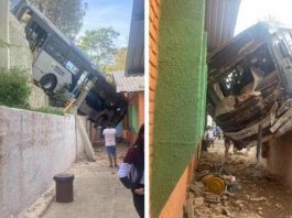 O acidente deixou 11 passageiros feridos. (Foto: CBMMG)