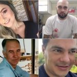 O acidente aconteceu por volta das 21h, no km 312 da rodovia - trecho conhecido como "Curvas do Limoeiro", e as causas estão sendo investigadas. (Brenda Santos, Alisson Ferreira, Altair Silva dos Santos e Leandro Martins, vítimas da batida — Foto: TV Globo)