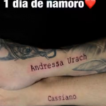 “Eu era fã dela há muitos anos e ano passado rolou de gravarmos juntas, desde lá sempre conversamos bastante”, disse sobre Andressa Urach. (Foto: Instagram)