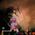 Com isso, esse é o 'Fantástico Natal de Guapi', evento natalino na cidade da Baixada Fluminense que custou R$11 milhões. (Foto: Reprodução)