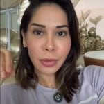 Ela explicou que o sangramento aconteceu depois do contato íntimo com o marido. O médico orientou que ela evitasse sexo e ficasse deitada para repouso. (Foto: TikTok)