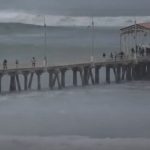 A região já estava com o alerta de "marés anormais" até o dia 31 de janeiro. (Foto: X)