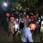 Duas crianças também estavam presentes no local do soterramento, mas não sofreram nenhuma lesão. (Foto: Defesa Civil)