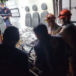 As equipes de resgate mobilizaram nove viaturas do Corpo de Bombeiros, cinco viaturas da Polícia Militar, dois veículos da Defesa Civil Municipal e duas viaturas do Samu. (Foto: Defesa Civil)