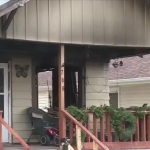 De acordo com a página, Wright estava “do lado de fora quando o incêndio começou” e correu para dentro da casa em chamas “sem hesitação… para salvar sua família”. (Foto: Reprodução)