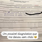 "A tomografia mostrou uma mancha, então fui submetida a uma ressonância magnética. A suspeita inicial era de metástase cerebral — foi um pânico total.", relembrou. (Foto: Reprodução/Instagram)