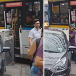 A Rio Ônibus disse que esse tipo de transporte é irregular e que os motoristas são orientados a não permitir o embarque, para priorizar o conforto e segurança dos passageiros. (Fotos: Reprodução/Redes Sociais/Montagem)