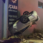 O acidente aconteceu na madrugada de quarta-feira (18/12/2024) em Içara, no sul de Santa Catarina (SC). (Foto: Divulgação/CBMSC)