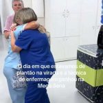 "Quando não ensinam na faculdade de Enfermagem e Medicina como conferir a Mega Sena", brincou Nathália no vídeo. (Foto: Reprodução)