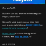 "Fiz o procedimento das etapas do aplicativo para recuperar a conta. Logo, eles me pediram foto do documento, depois um reconhecimento facial. Fui recebendo os e-mails, mas não entrei porque sabia que era só confirmação. Finalizei minha compra, tive o prazo de entrega e fechei o app", conta. (Foto: Reprodução)