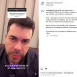 Em sua página do Instagram, o "médico" afirma que a “harmonização corporal” com PMMA não é perigosa. (Foto: Instagram)