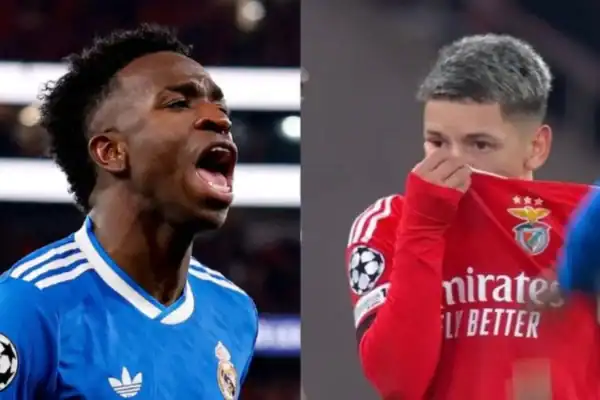 Vini Jr. faz dois golaços pelo Real e comemoração repercute após boato com Virginia