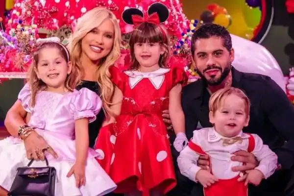 Virginia e Zé Felipe surgem juntos na festa de aniversário da filha e alimentam rumores de reconciliação